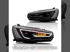 قطع غيار السيارات ABS البلاستيك LED الضوء الأمامي أجزاء مصباح الرأس لميتسوبيشي لانسر 2008-2018