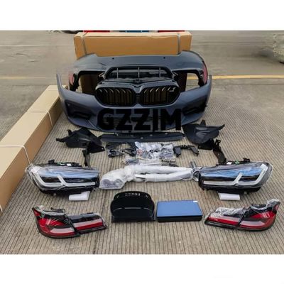 BMW Upgrade Parts Full Sets of Plastic Bumpers Hood Fender Light for F18 Upgrade To G38 Style