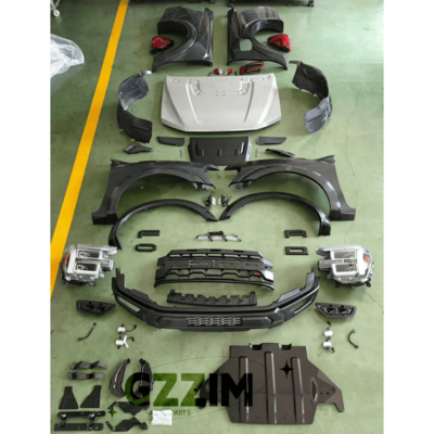 2012-2021 Ranger front Rear Bumper Bodykit Full Set Kit Upgrad To F150 2025 Raptor Style