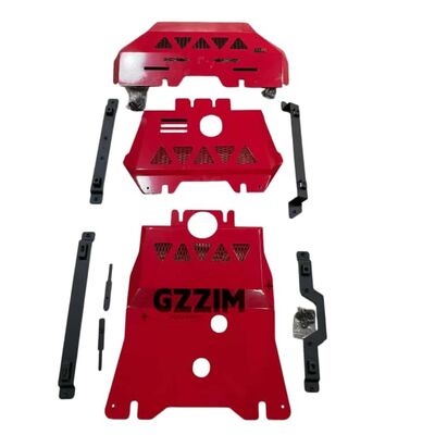 High Quality Off Road Aluminum Alloy Lower Skid Plate Front Bottom Guard Replacement Bumper Board Trim for Hilux Travo 2025